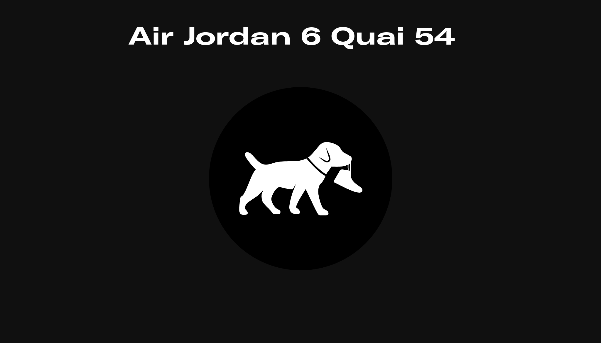Air Jordan 6 Quai 54, Raffles and 