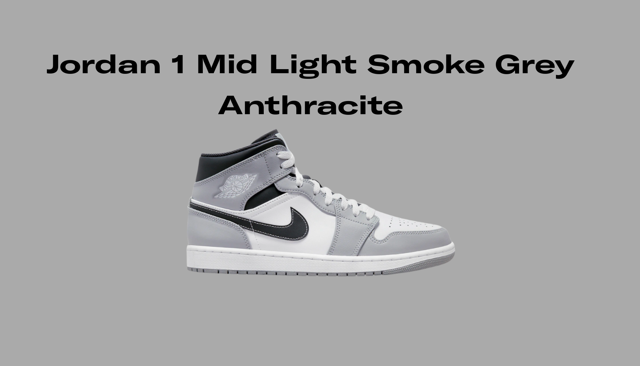 Jordan 1 Mid Light Smoke Grey Anthracite, Raffles and Release Date