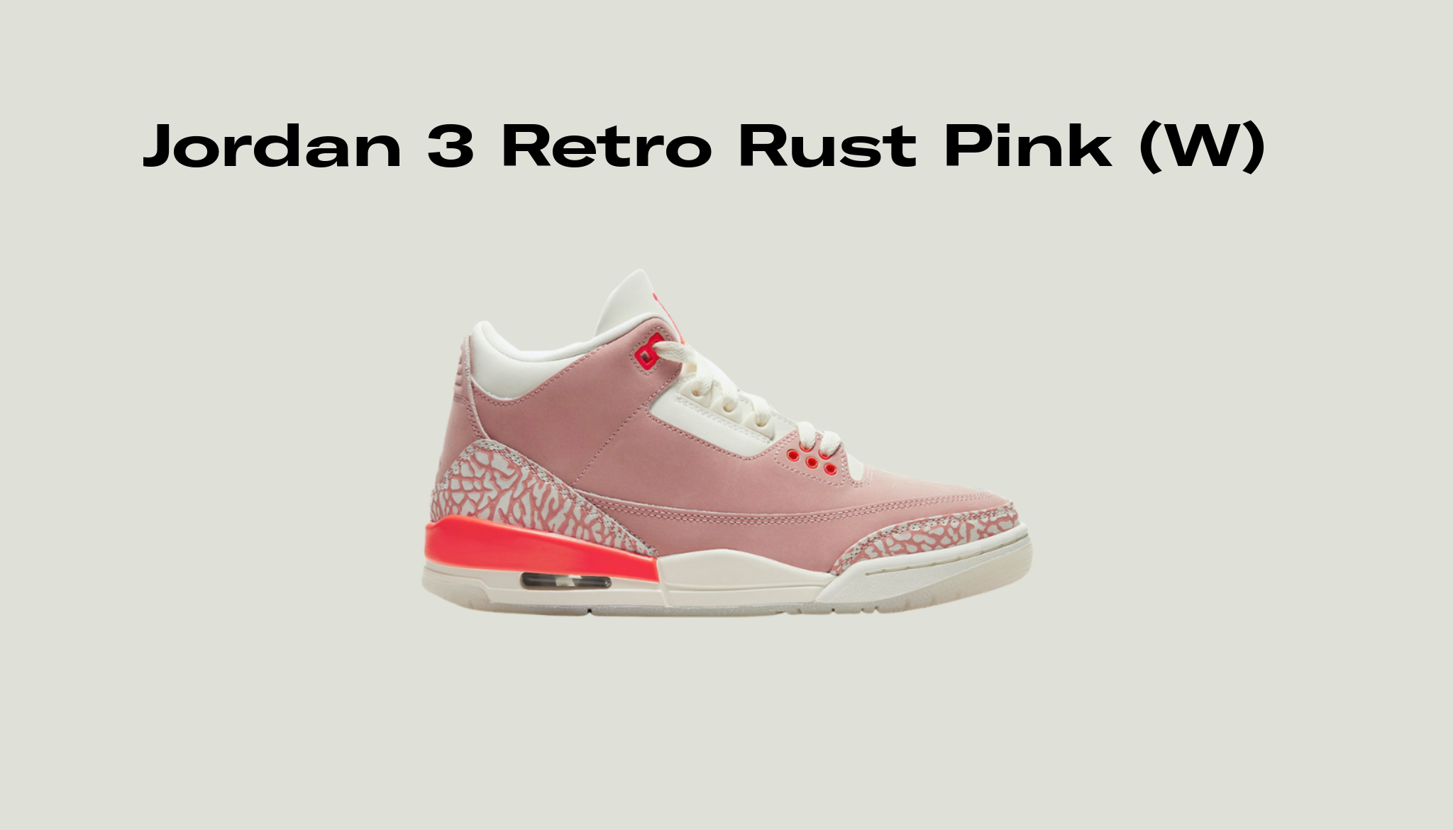 Jordan 3 Retro Rust Pink W Raffles And Release Date Sole Retriever Jordan 3 Retro Rust Pink W Raffles And Release Date Sole Retriever