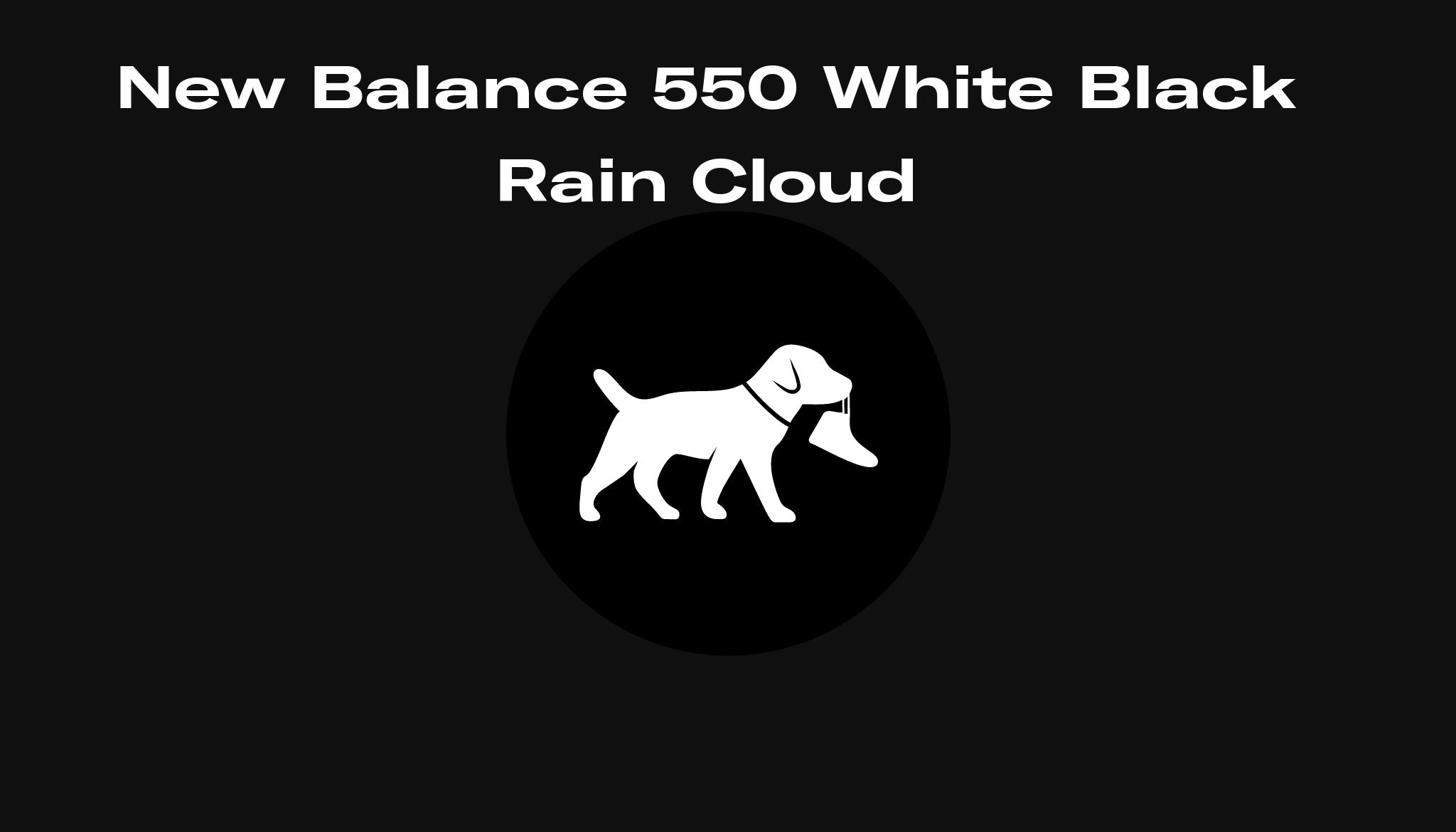 New Balance 550 White Black Rain Cloud Raffles and Release Date | Sole ...