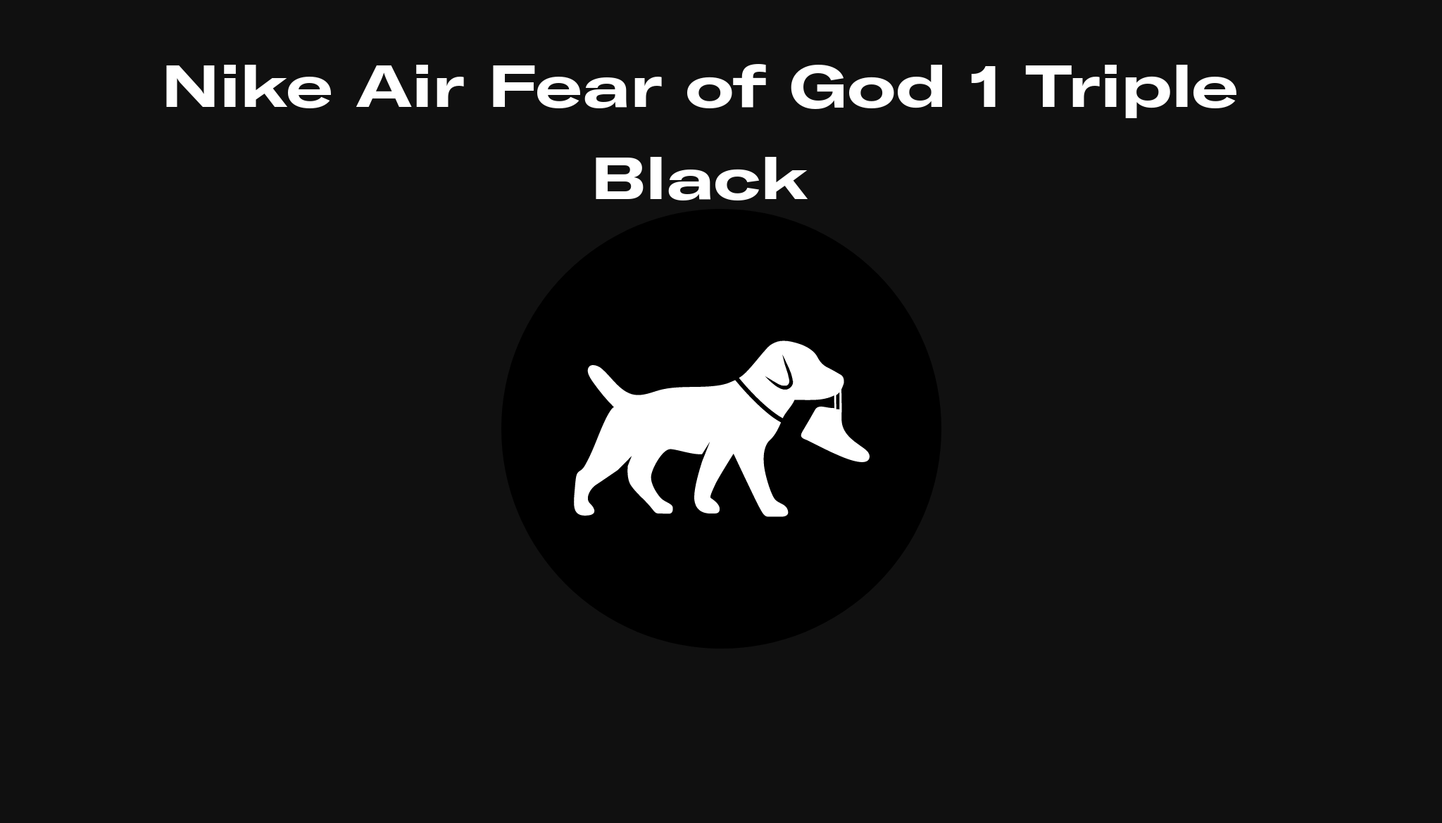 nike air fear of god raffle