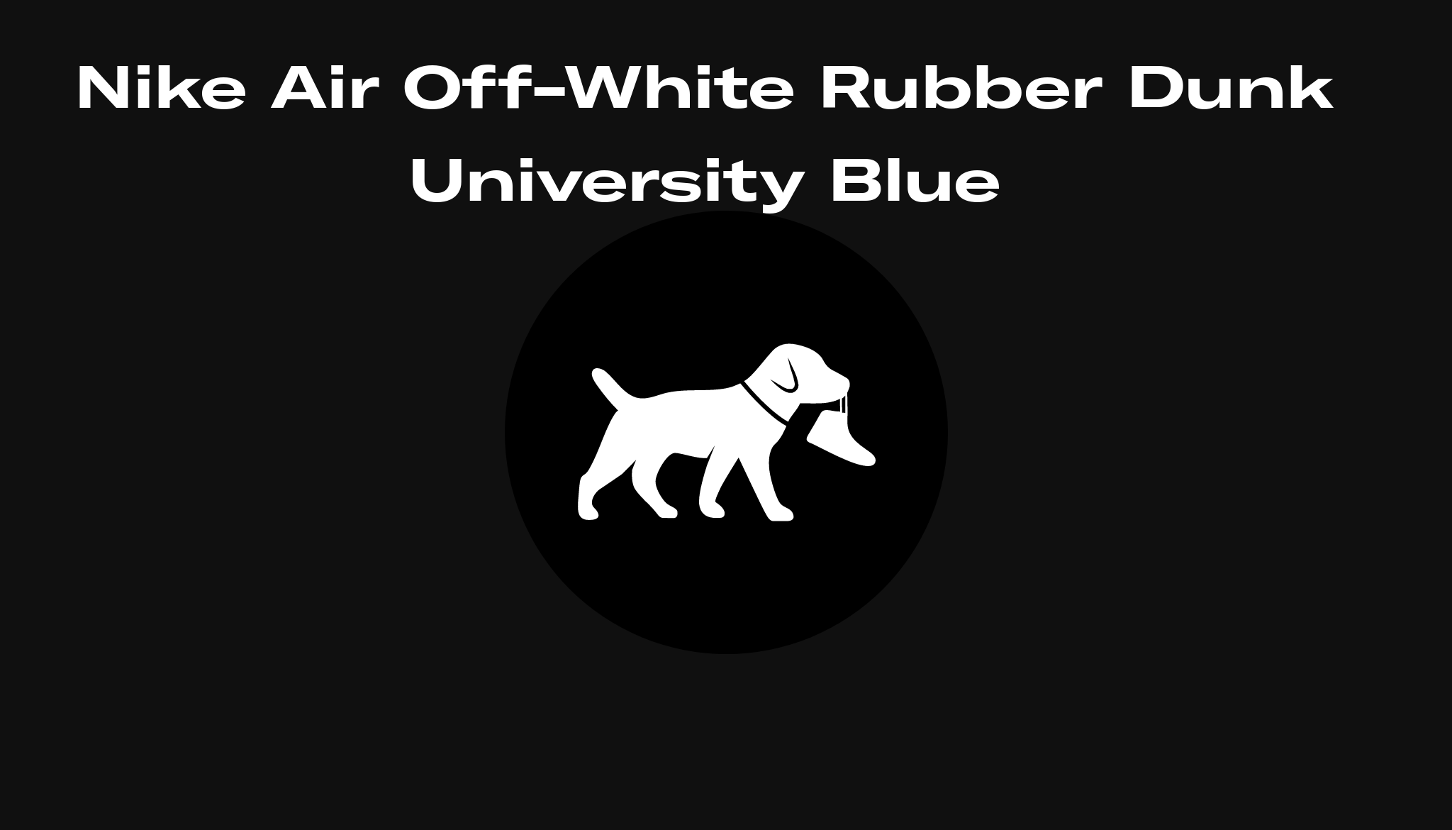 rubber dunk university blue