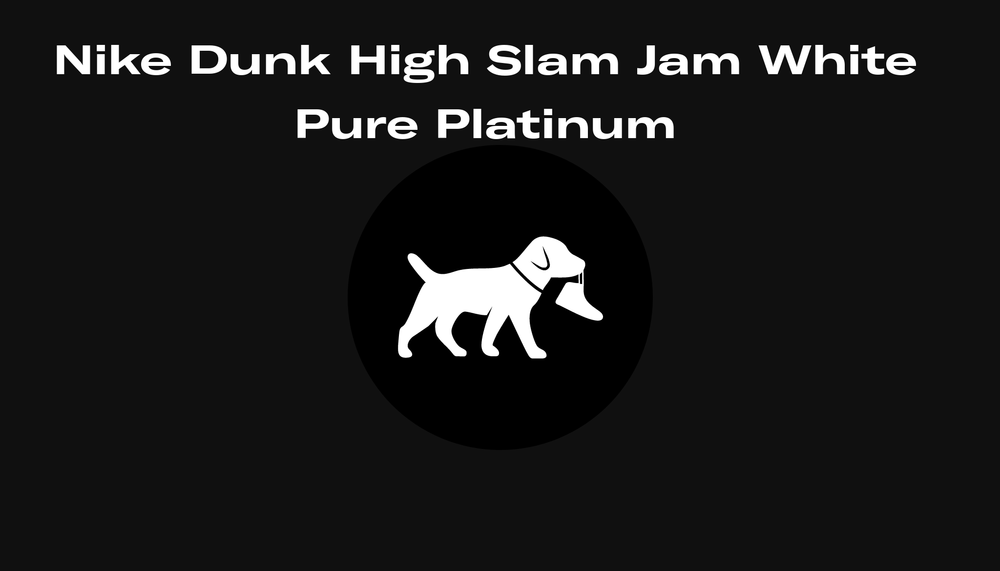 Nike Dunk High Slam Jam White Pure 