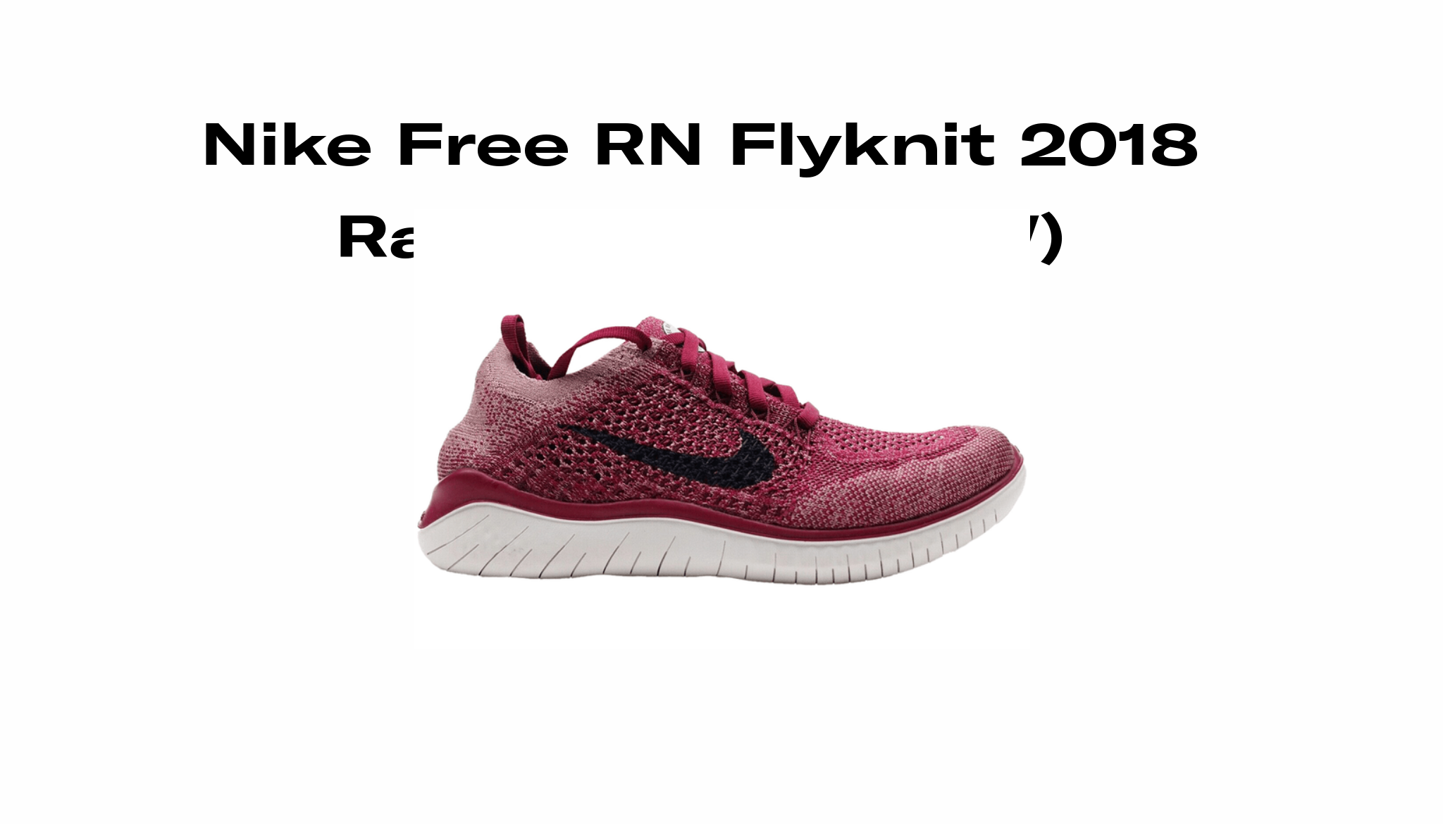Nike Free RN Flyknit 2018 Red Raffles Release Date Sole Retriever