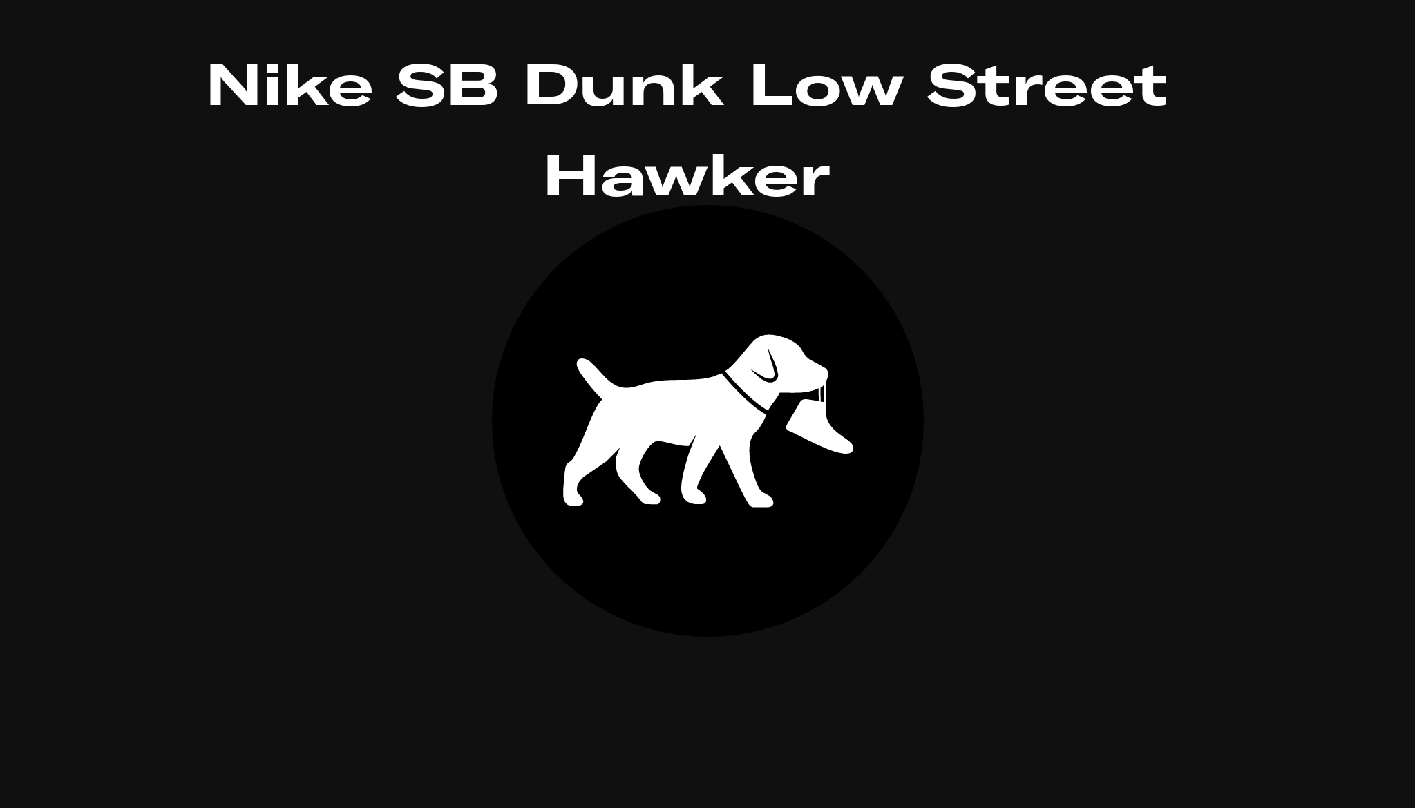 nike sb dunk low street hawker raffle