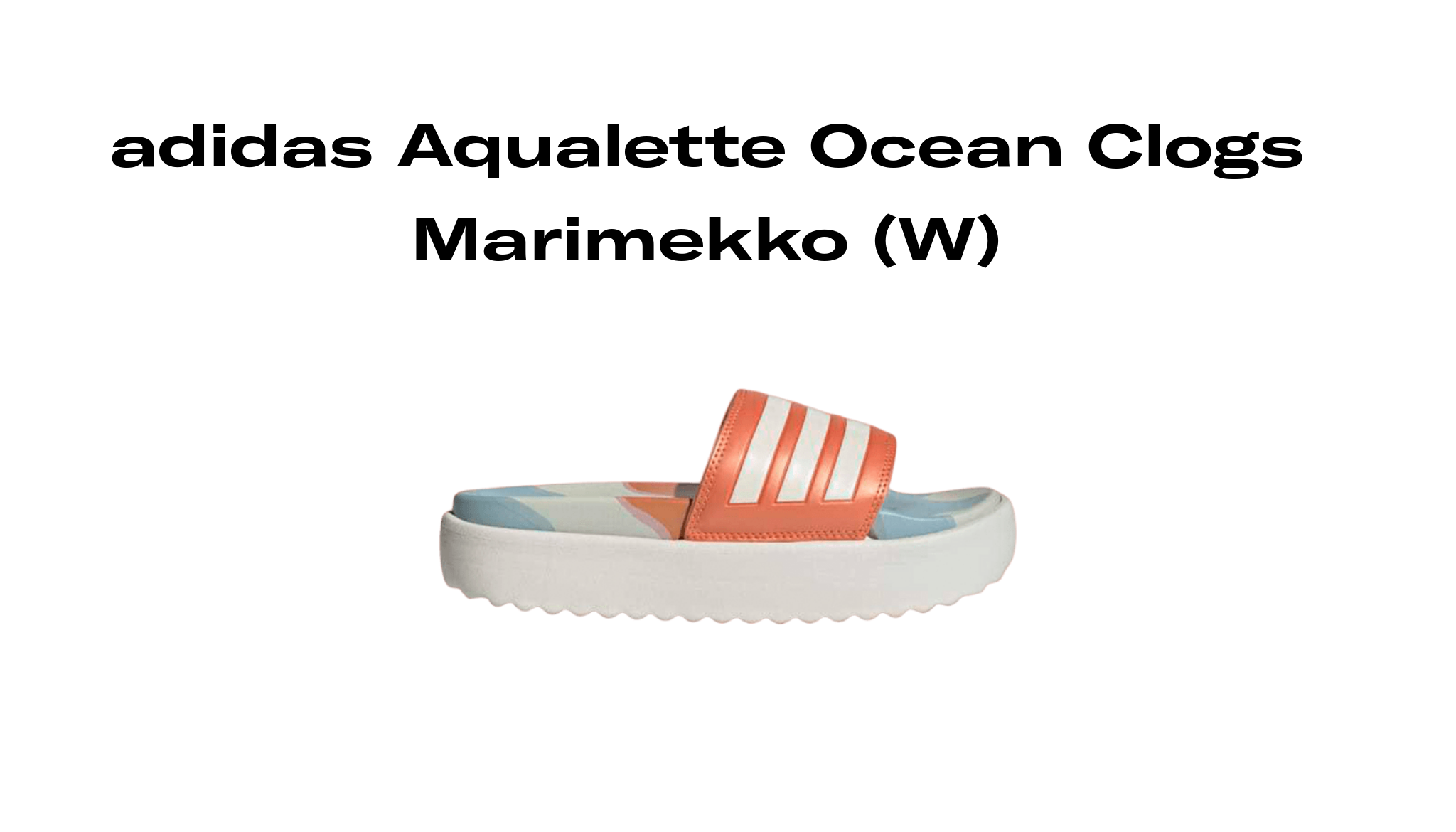 adidas Aqualette Ocean Clogs Marimekko (W) Raffles and Release Date | Sole  Retriever